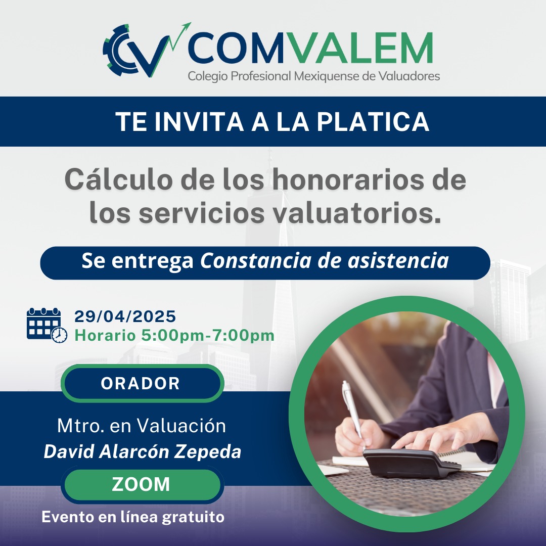 REGÍSTRATE Y FORMA PARTE DE LAS PLÁTICAS QUE TE OFRECE COMVALEM